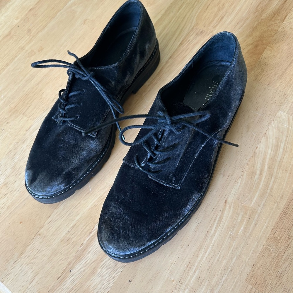 Stuart Whitman Women’s Velvet Oxfords Size 7.5